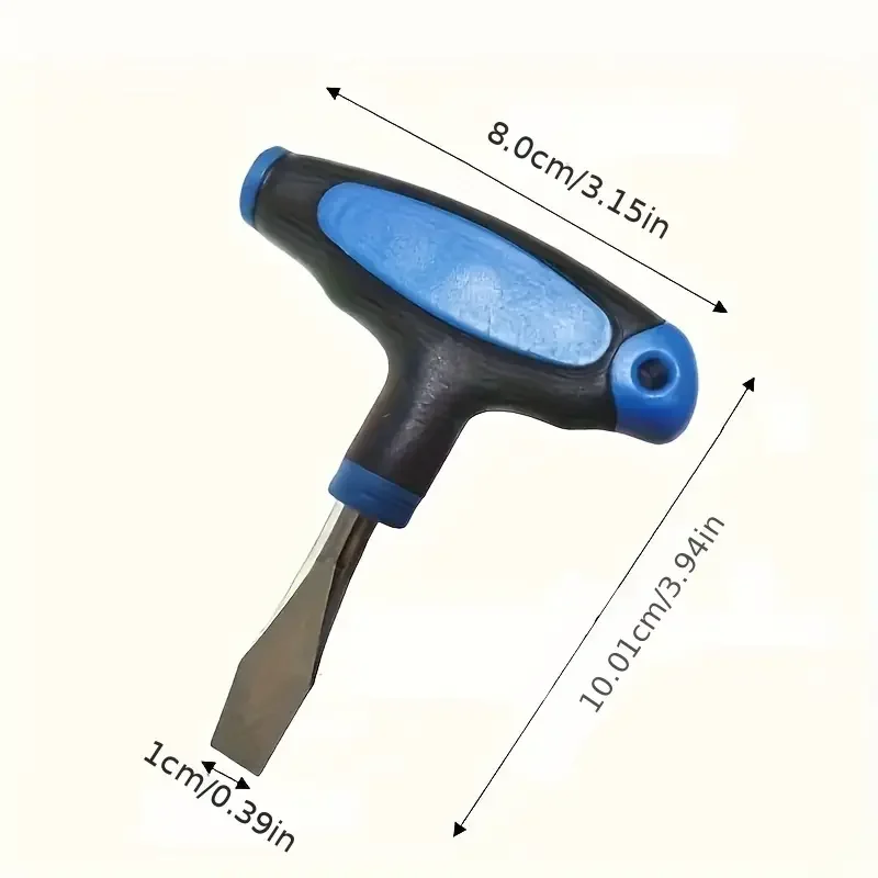 Imagem -06 - Flat Head Ferro Chave de Fenda Conjunto para Câmera Tripé e Monopod Quick Release Plate Slotted Tools Pack T-handle 8