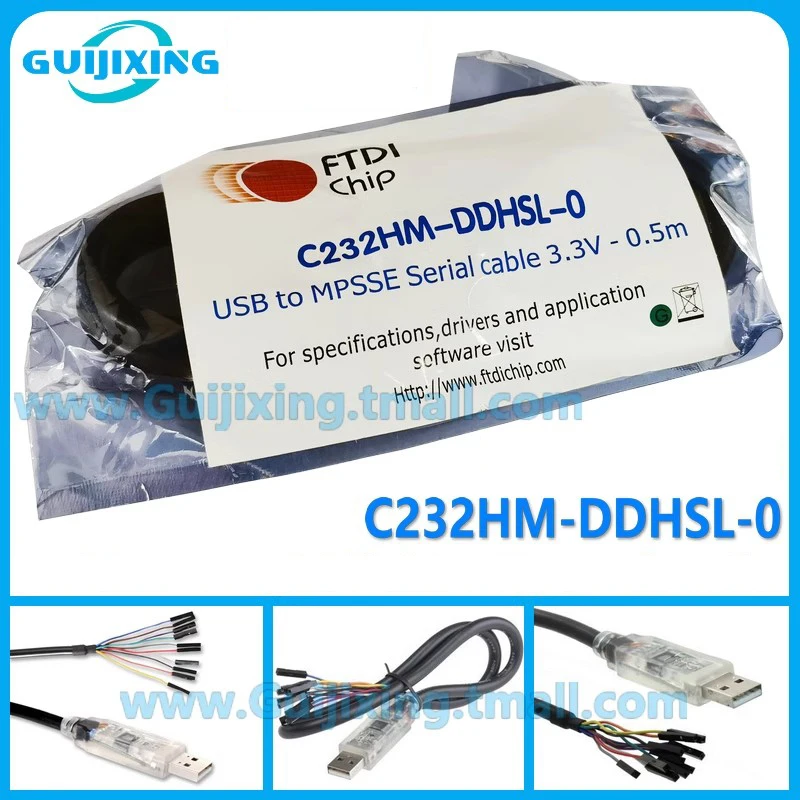 

FTDI spot genuine C232HM-DDHSL-0 USB-MPSSE cable SPI I2C JTAG interface