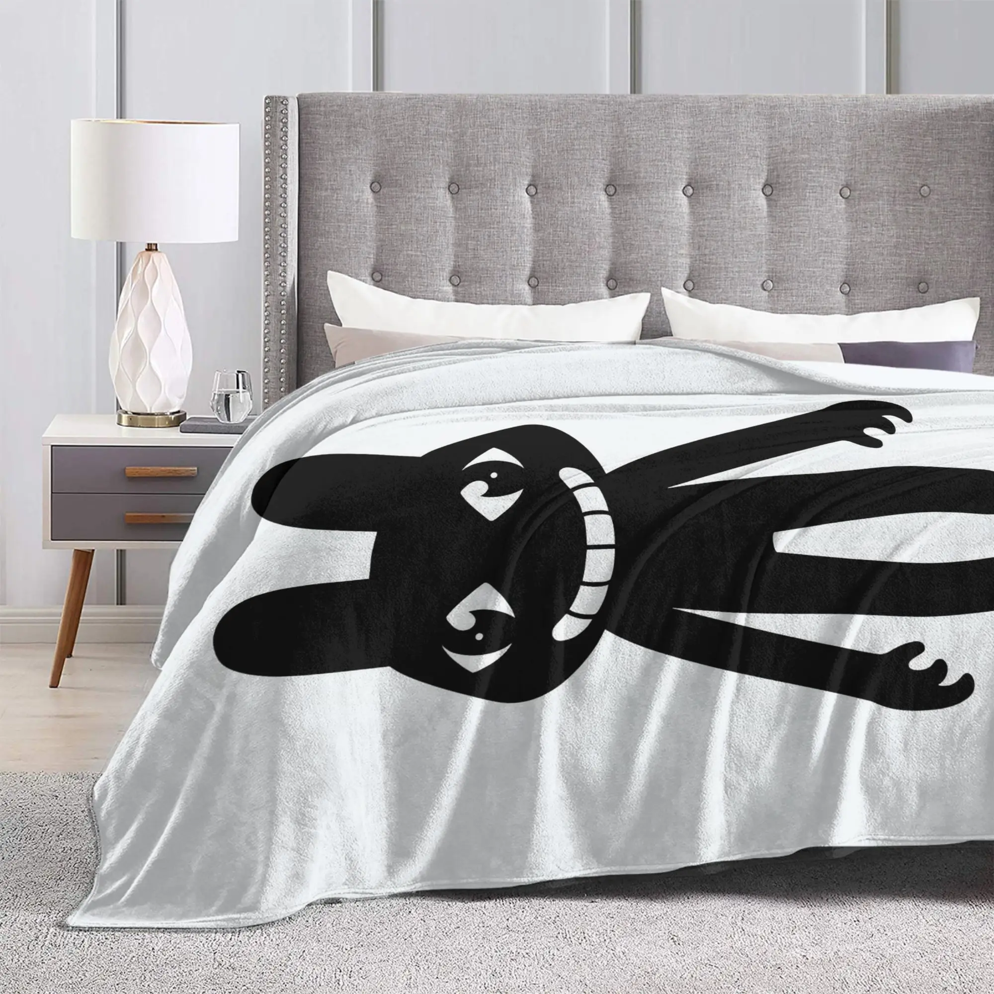 Horror Game Animals Hospitals Flannel Throw Blankets  Blanket for Bed Bedroom Super Soft Bedspread