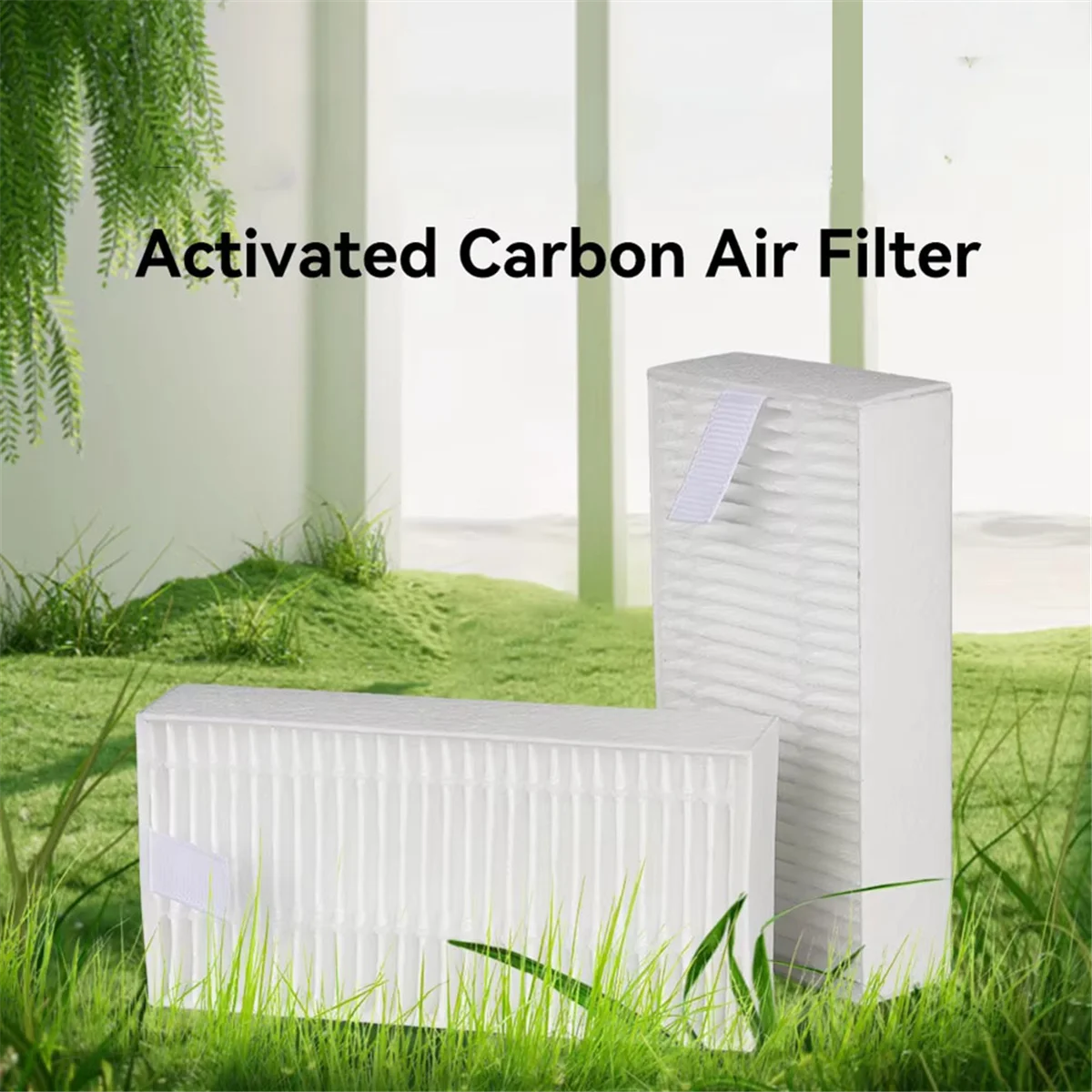 SMIEA 2PCS für FLASHFORGE AD 5M/5M Pro Aktivkohle-Luftfilter für FDM 3D-Drucker für Flashforge Adventurer Luftfilter