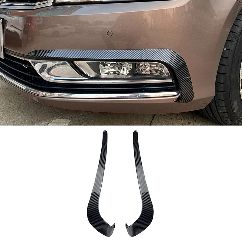 For Volkswagen Passat B7 2011-2015 Front Bumper Spoiler Splitter Air Vent Fog Lamp Grille Trim Car Styling view 2