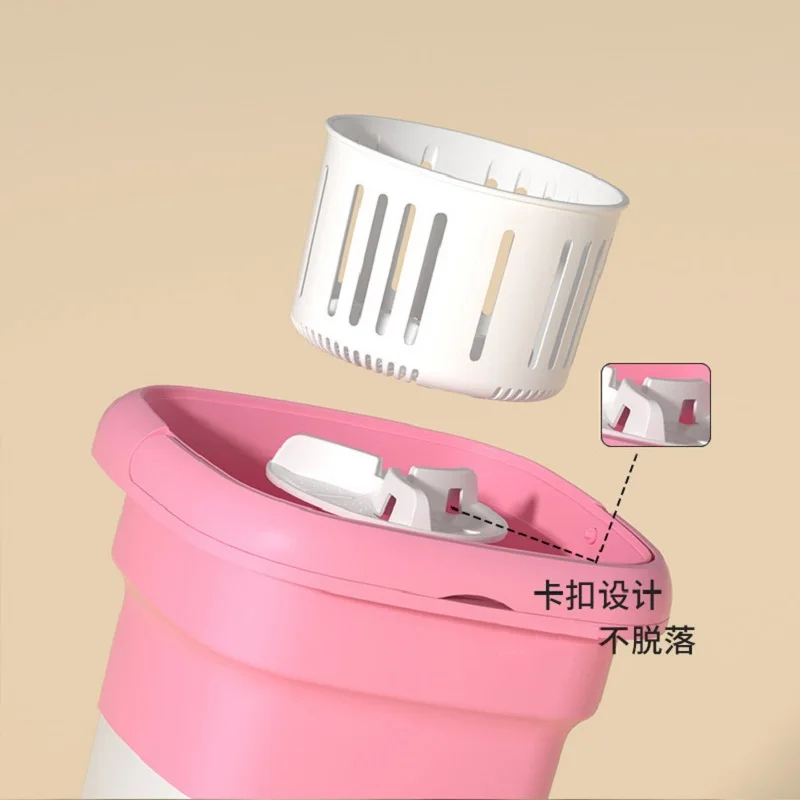 Portable Washing Machine Underwear With Drain Bucket Socks Clothes Washer Camping Folding Mini Washing Machine Home Appliance