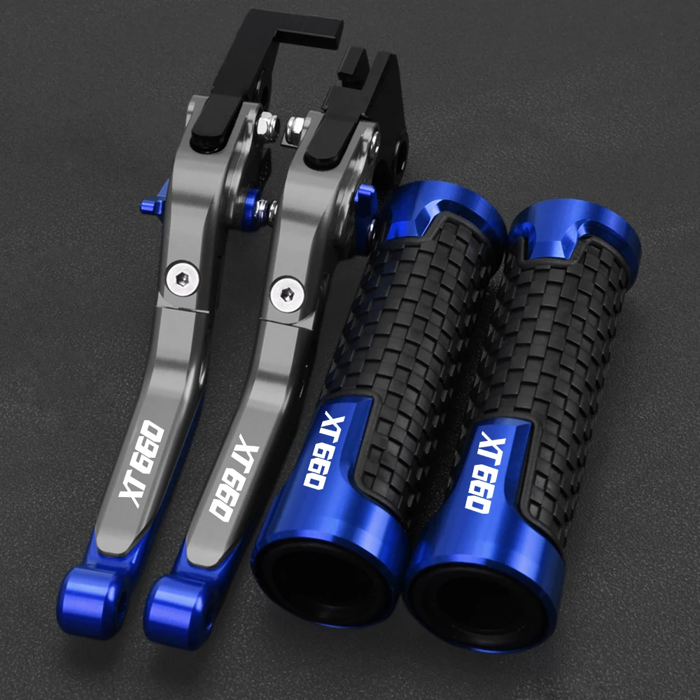 

For YAMAHA XT660 2004-2017 Motorcycles CNC aluminum Adjustable Extendable Folding Brake Clutch Lever Handle Hand Grips Ends