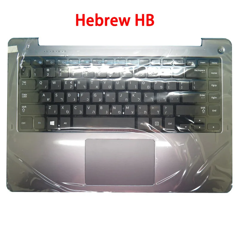 Russia RU  French Arabic ARFR Hebrew HB Laptop PalmRest&Keyboard For Samsung NP540U4E NP530U4E 540U4E 530U4E Touchpad