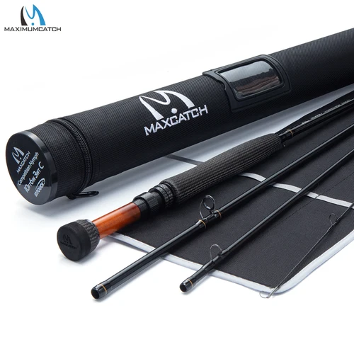 Imagen 2 del producto Maximumcatch 2/3/4WT competición InTouch Ninfa caña de pescar IM12 fibra de carbono 10/10.5/11FT caña de pescar con mosca de ninfa europea moderada