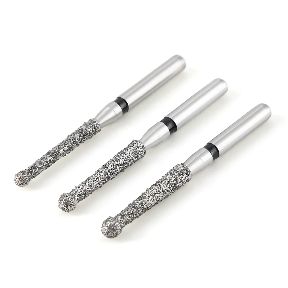 10 Stück AZDENT Dental-Diamantbohrer Endo-Bohrer FG-Bohrer 1,4/1,6/1,8 mm zum Öffnen und Vorbereiten des Pulpahöhlenraums für Hochgeschwindigkeits-Zahnärzte in der Zahnmedizin – Detail 3