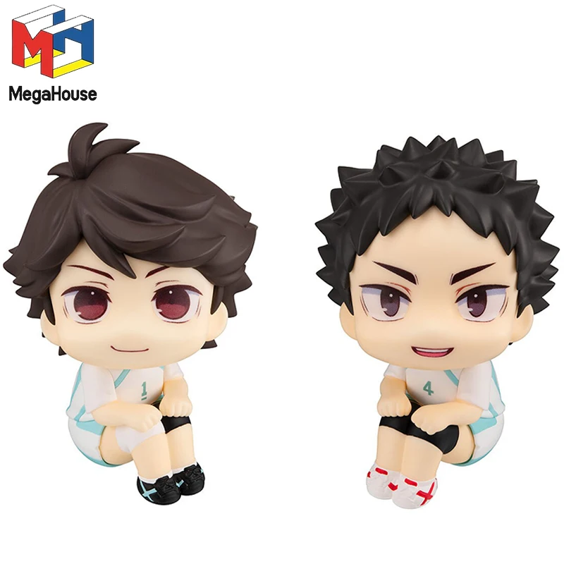 

Genuine Original Mega House Look Up Iwaizumi Hajime & Oikawa Tooru Sportswear Ver. Haikyuu!! Anime Figure Collectible Dolls Gift