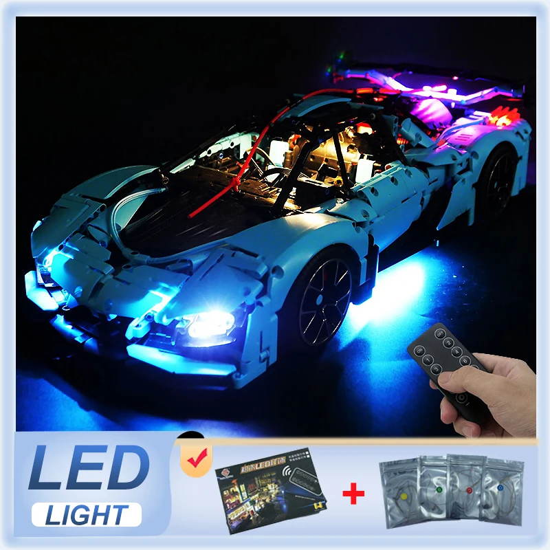 DIY RC LED Light Kit For LEGO T5011 Technical Sports Car  (Only LED Light,Without Blocks Model)