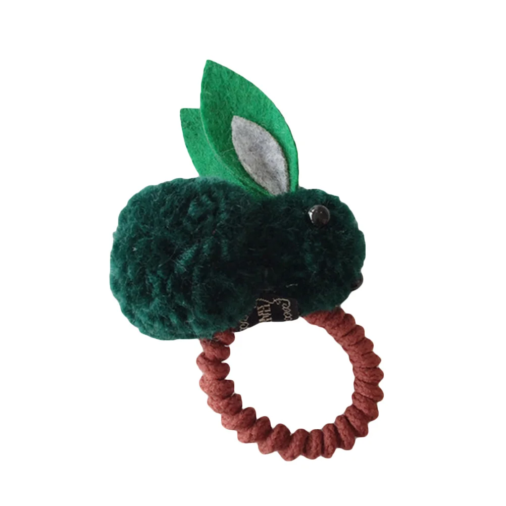 

Green Rabbit Tie Ponytail Holder for Girls Kids Ponytail Holder Stretch Stretch Hair Styling Tool Hair Care