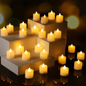 Flameless LED Heart-Shaped Tealight Candles, Bateria, Decoração de Casa, Festa de Natal, Casamento 8 principais vendas vela para mobilete - №8