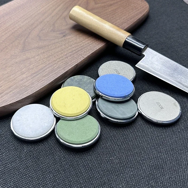 Upgraded Suitable Professional Knife Sharpener Tool Blade Sharpener Drum Sharpener Home Kitchen Oilstone Agate Stone Diamond