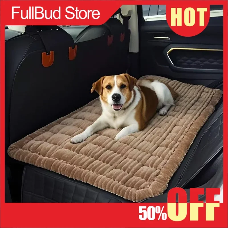 

Car rear pet seat cushion, waterproof, anti-dirty and anti-grab, dog car safety protection pad