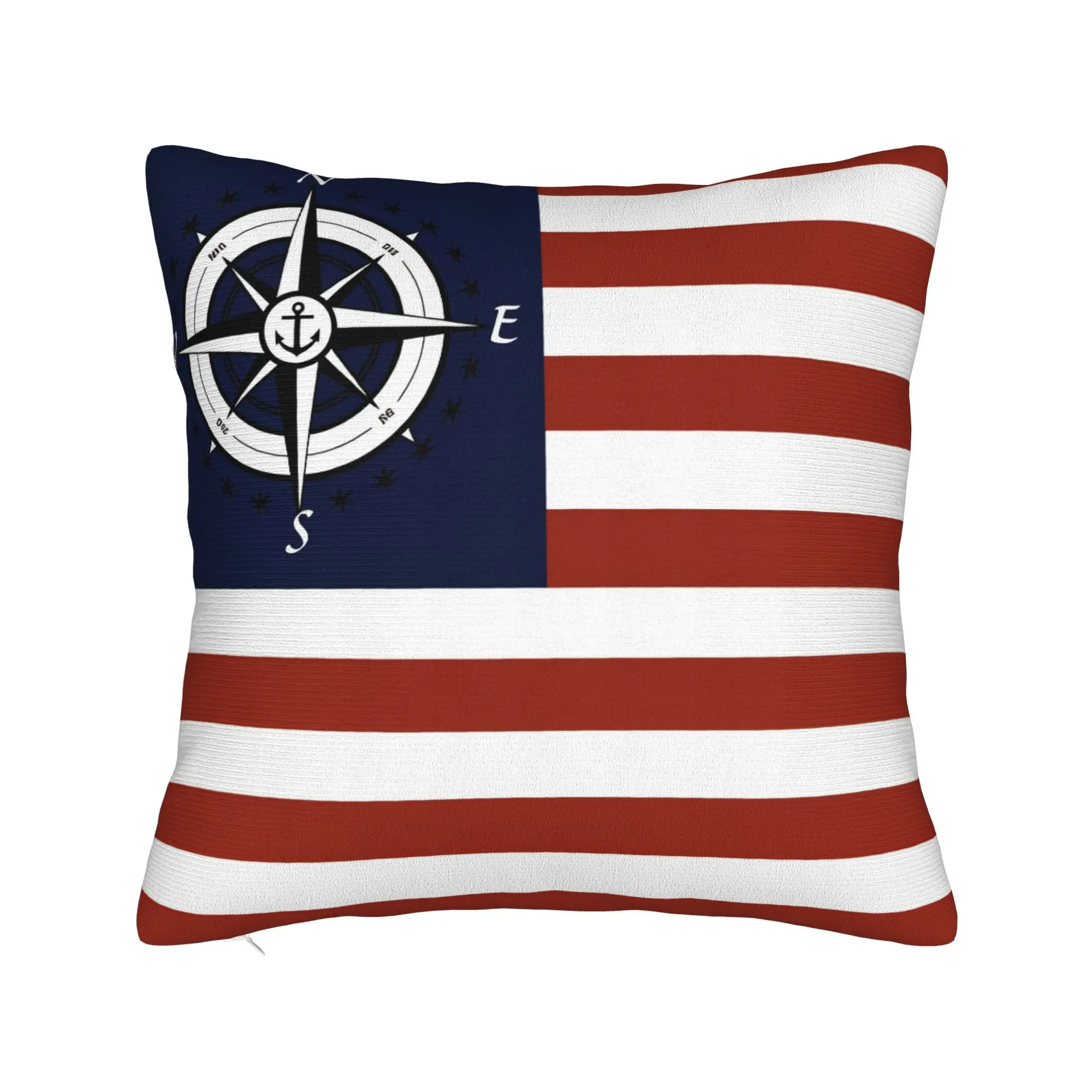 Nordic Dark Blue Nautical Collection Pillowcases  Fashion Pillow Case For Couch Sofa Bedroom Square Pillow Cover