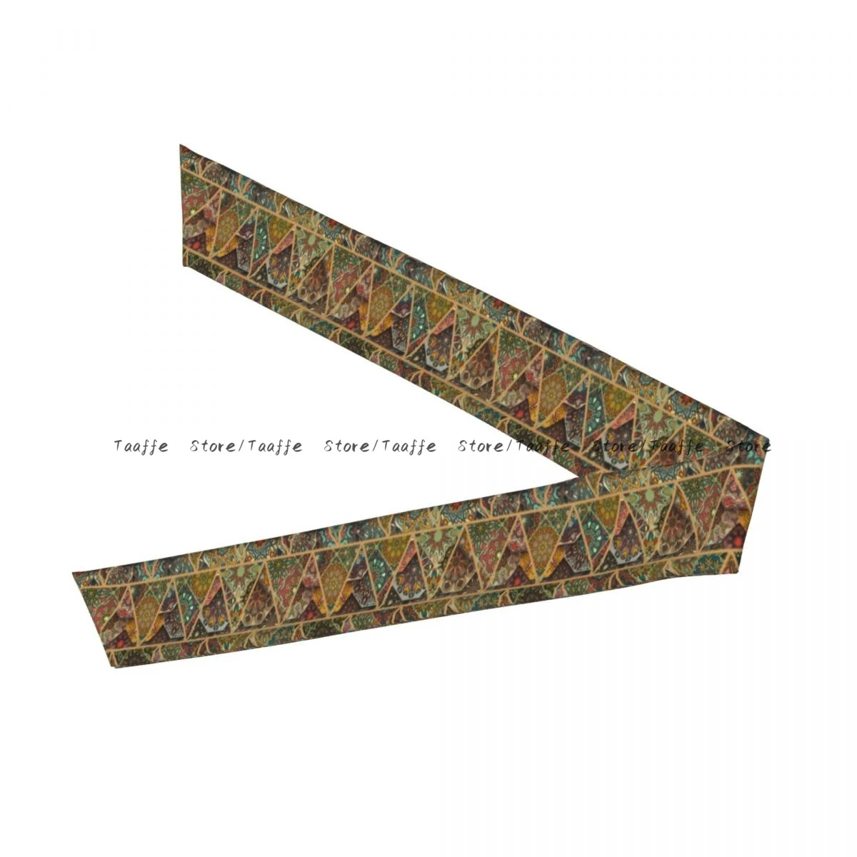 Colorful Vintage Floral And Mandala Bandanas Hairband Head Tie Sports Headband for Running Tennis Karate Athletics Brief Style