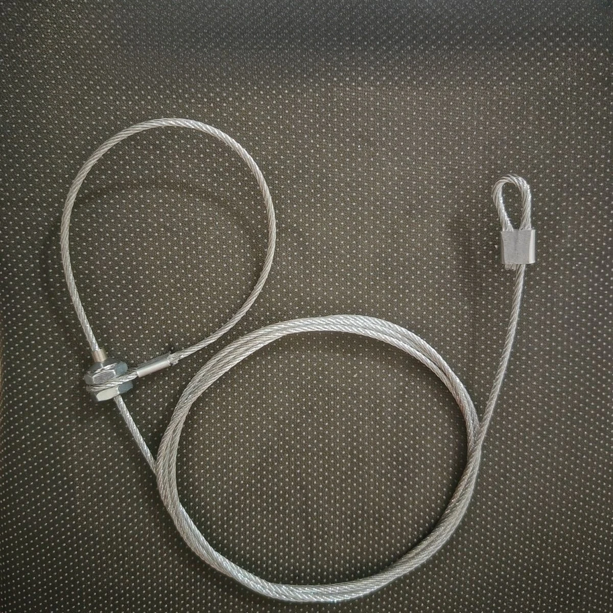 4mm Thick Steel Wire Rope Spring & Lock Nuts, Solid Replacement Accessories for Wild Boar, Fox and Rabbit Trap, Farm Essential