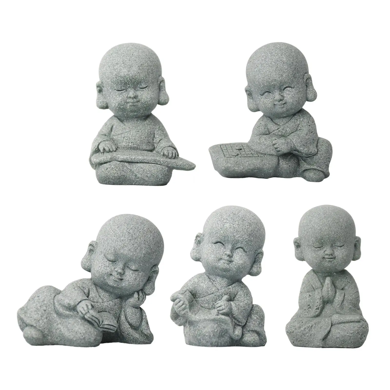 Adorable Buddha Statue Tea Pet Feng Shui Accessories for Car Ornaments view 6
