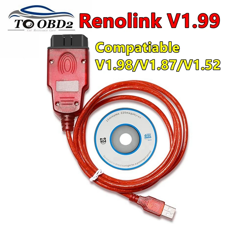 

V1.99 V1.98 Renolink V1.87 For Renault ECU Programmer ECU Key UCH matching dashboard coding eeprom and flash