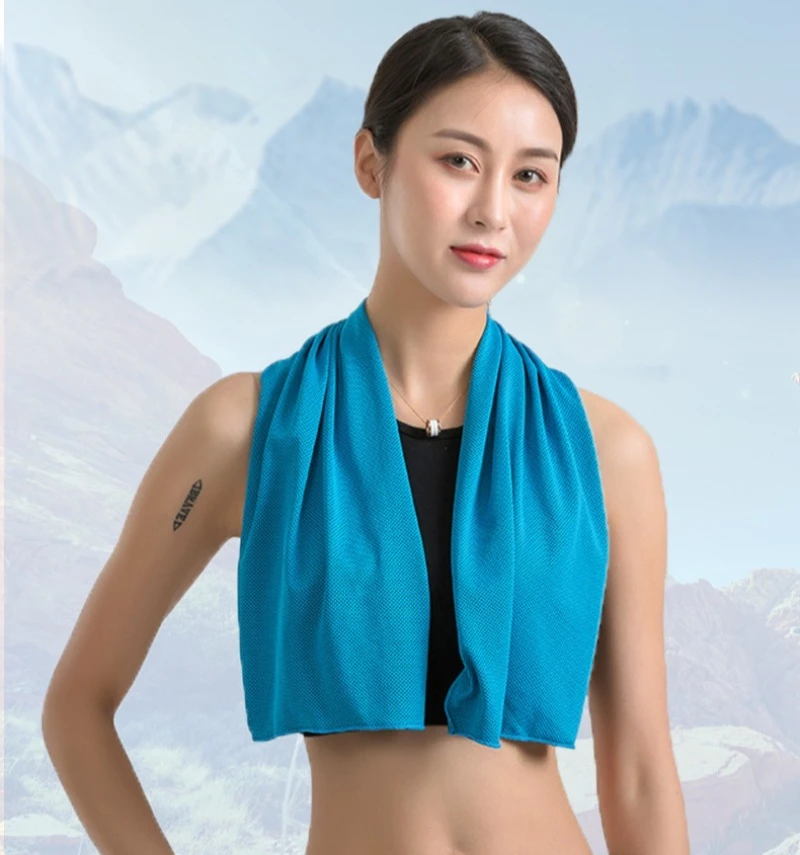 

Ice Silk Towel Lightweight Compact and Comfortable Absorbent Quick-drying Towel Fashionable Durable and Breathable Outdoor Towel