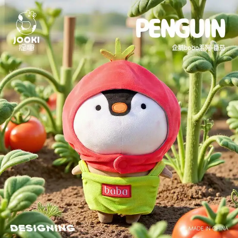 

Latest Tomato Penguin Doll Simulation Stuffed Plush Toy Handmade Doll Cartoon Anime Cute Gift for Children's Birthday Fun Doll