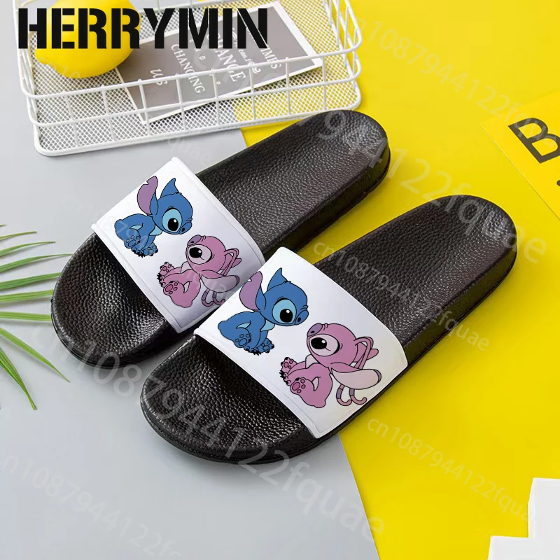 Stitch New Printing Slippers woman men Summer Anti-Slip Outdoor Casual Light Beach Sandals Household cute boy Students Slippers