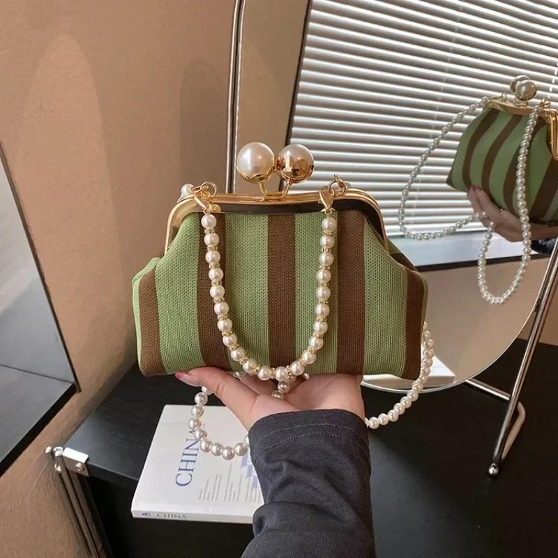

Luxury Leather Diaper Bag Women Fashionable Shoulder Bag Elegant Classic Designer Tote Trendy Solid Color Casual Commuter