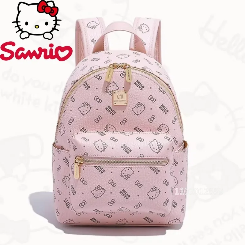 

Hello Kitty New Mini Backpack Luxury Brand Original Pink Mini Fashion Women's Backpack Cartoon Casual Backpack High Quality