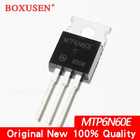 10pcs MTP6N60E TO220 MTP6N60 6N60E 6N60 TO-220 600V 6A field-effect transistor