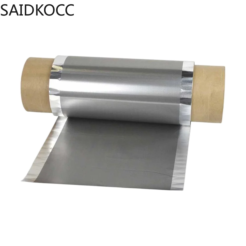 

SAIDKOCC 2KG 16um Conductive Carbon Coated on Both Sides Aluminum Foil for Battery Cathode Substrate