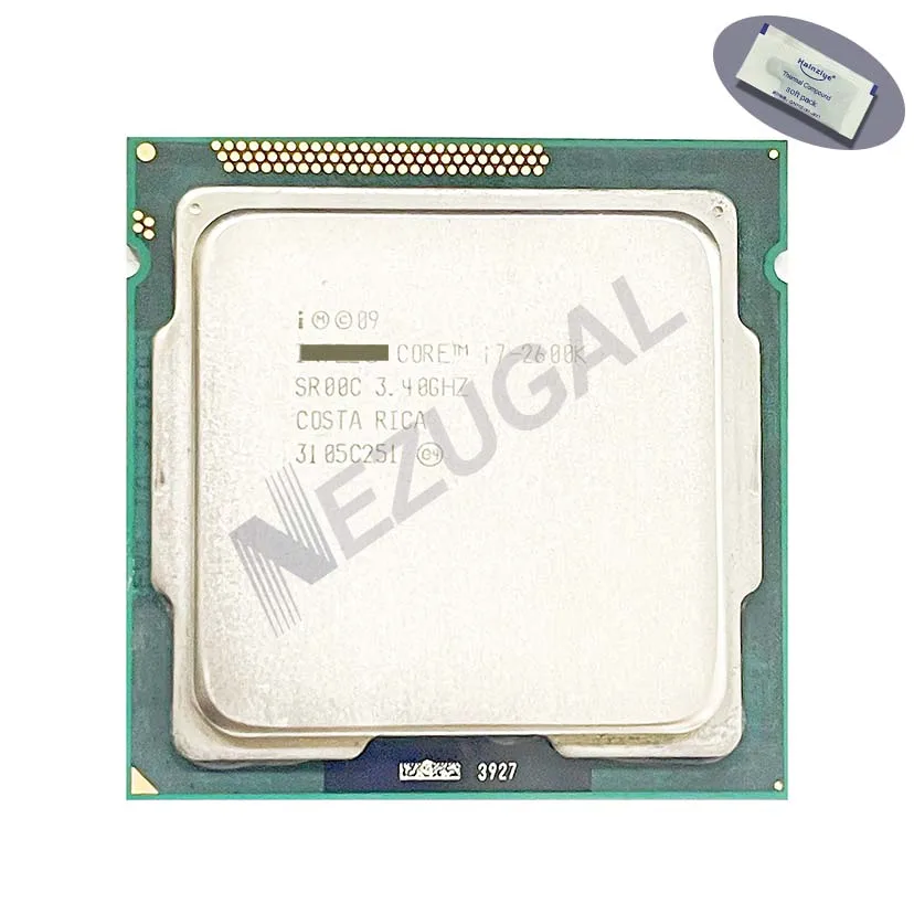 I7-2600K I7 2600K SR00C 3.40 up to 3.80 Ghz Quad Core 8M 95W LGA1155 CPU processor