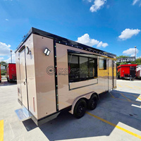 New Design Concession Food Trailer 13ft with Customizable Kitchen and Barbecue Grill