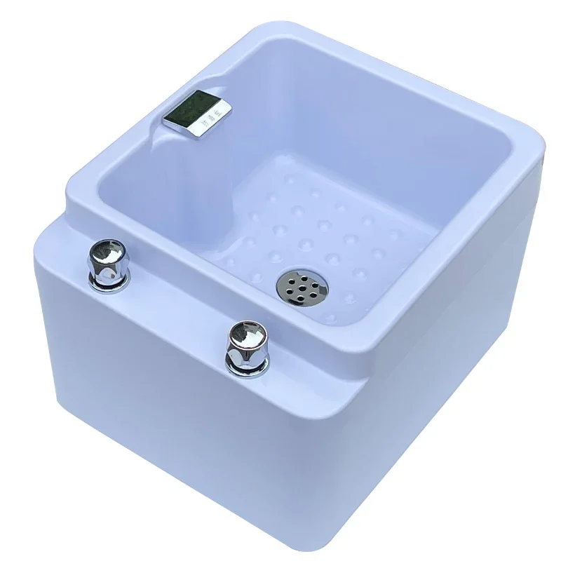 Explosion-Proof Abs Foot Bath Tub Removable Acrylic  Manicure Foot Massage Shop Bath Basin Floor