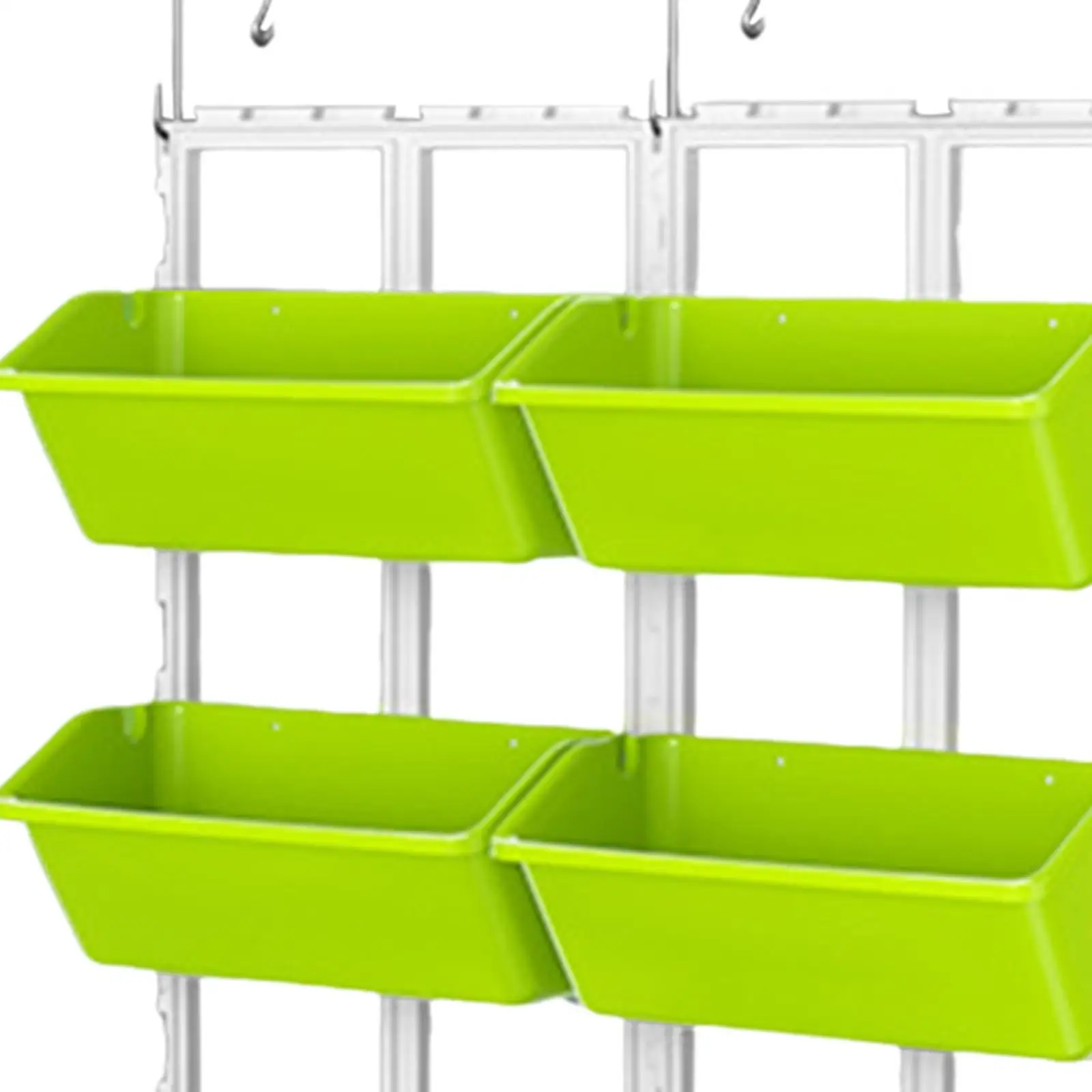 Vertical Wall Hanging Planter Rail Planter Flowerpot Plant Holder for Vegetables Balcony Deck Railing Garden Indoor Outdoor image 5