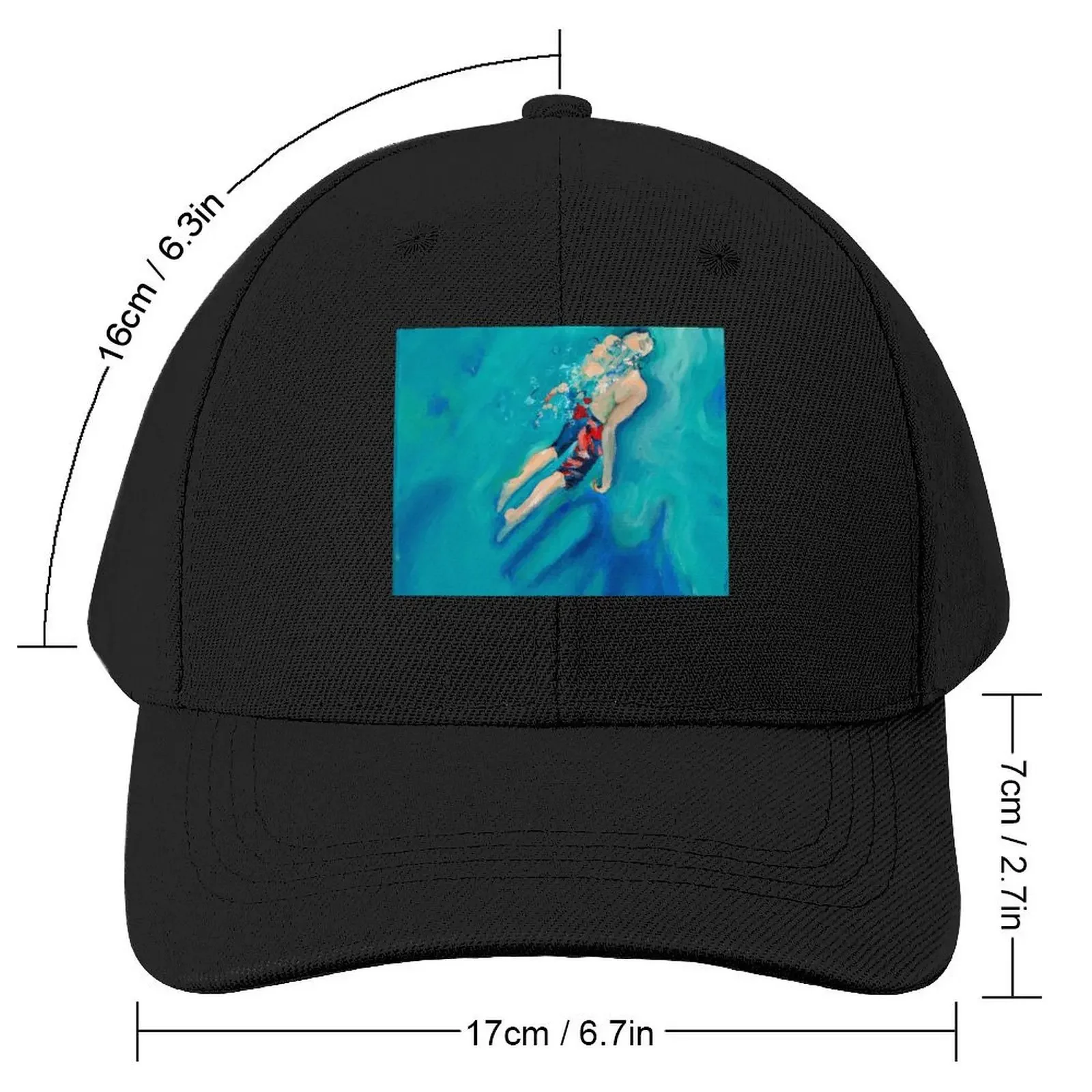 emerging swimmer Baseball Cap Streetwear fishing hat Women Caps Men's