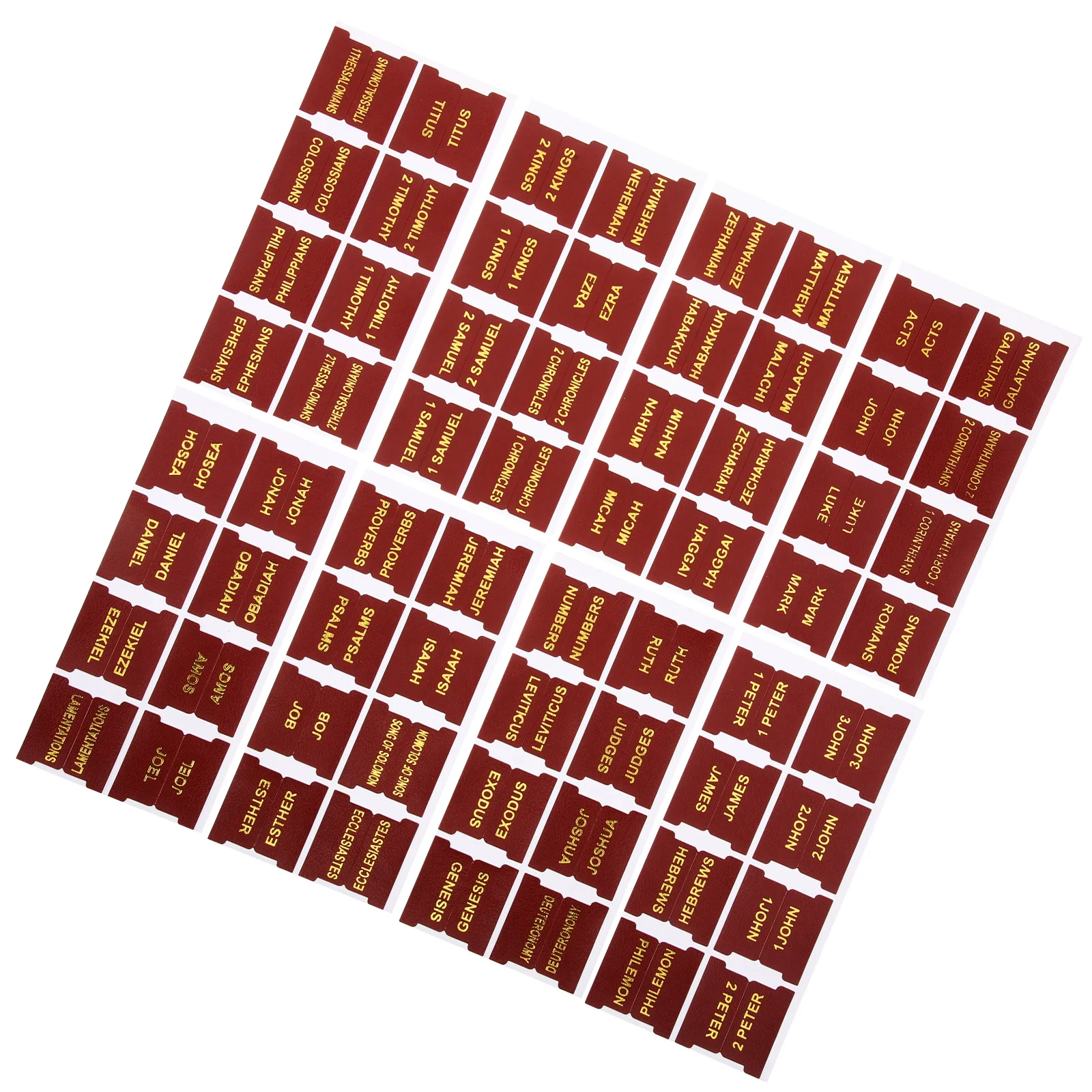 1 conjunto de abas para livros da bíblia, material com design criativo, excelente acabamento, material de estudo, guias da bíblia, acessórios para livros