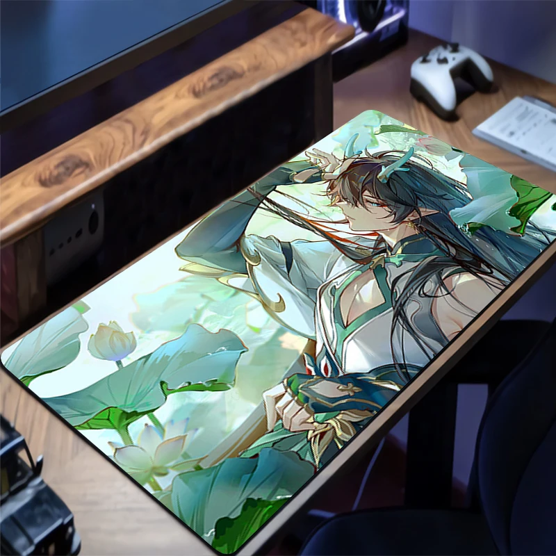 Podkładka pod mysz Rubber H-honkai Star Rail Dan Heng, modna marka, podkładka gamingowa, mata na biurko, podkładka pod klawiaturę do komputera, podkładka na stół komputerowy