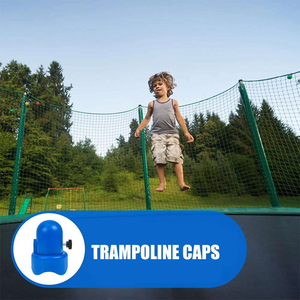 

3Sets Trampoline Pole Caps Plastic Replacement Covers Heavy-Duty Rod Protectors Wear-Resistant Trampoline Accessories Parts