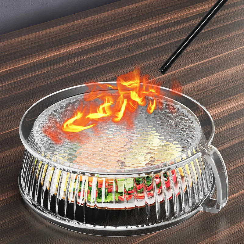 Microwave Splash Proof PC Cover High-temperature Resistant Bowl Cover Household Food Grade Plastic Microwave Hot Dishes Lid