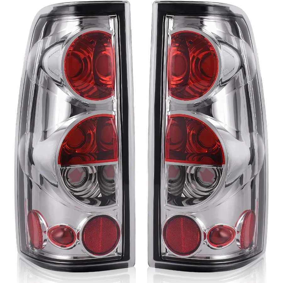 مجموعة المصابيح الخلفية متوافقة مع 19992006 تشيفي سيلفرادو 1500 2500 3500 و 2007 سيلفرادو مع نمط الجسم الكلاسيكي أيضًا Fi