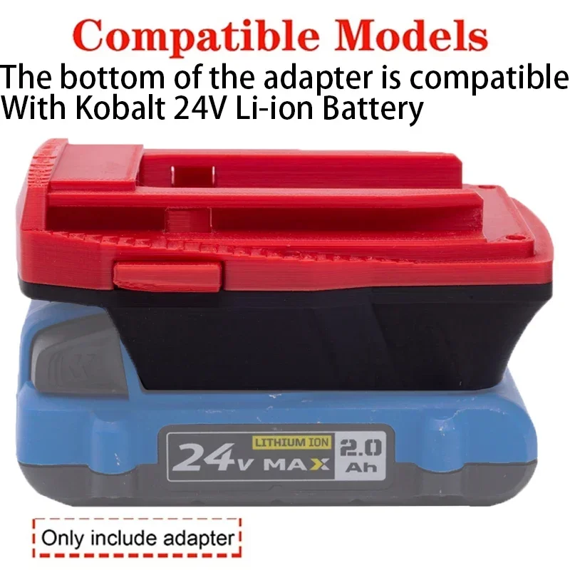 Adapter/Converter for Hilti 22V B22 CPC tools to Kobalt 24V Li-Ion Battery Adapter Power Tool Accessories