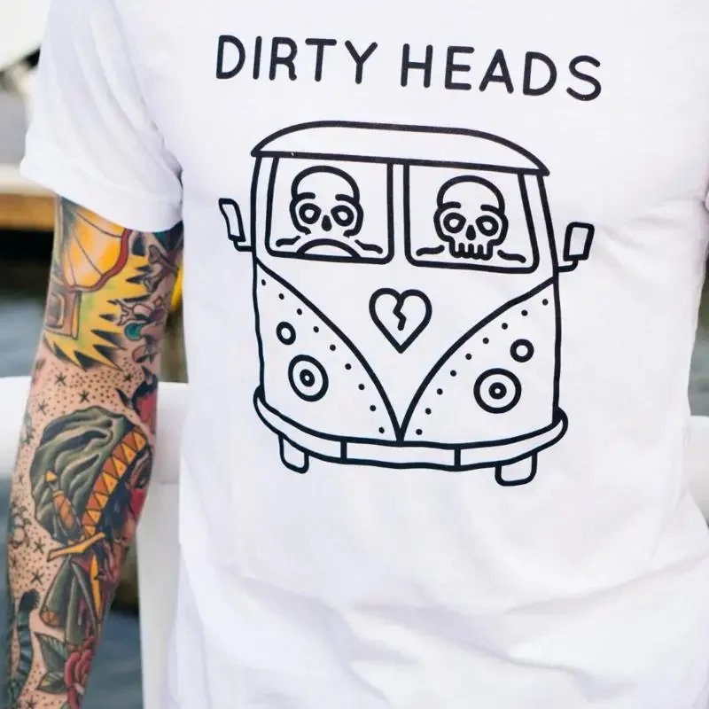 Hot Dirty Heads White Size S 4Xl T Shirt For Friend Bt062
