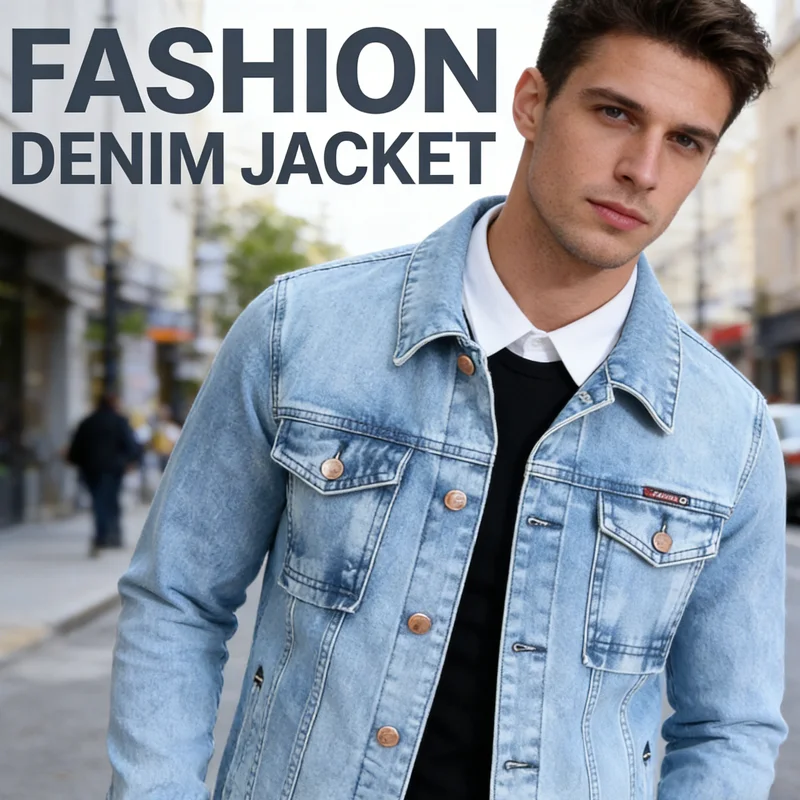 Spring Autumn Men's Denim Jackets Fashion Man Retro Streetwear Jeans Jackets Outdoor Classic Men Button Windbreaker Cow Boy Coat