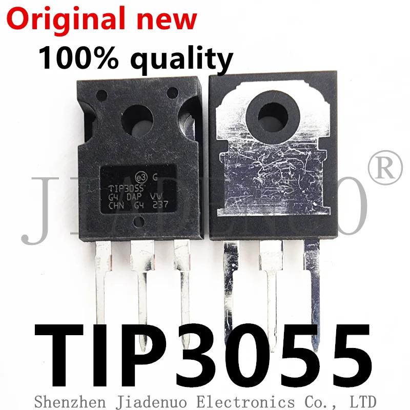 (5-10pce)100% New original TIP3055 TO-247 15A 100V Chipset