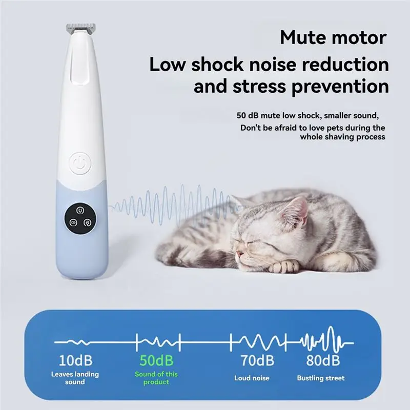 Electric Hair Trimmer Cats And Dogs Universal Pet Shaving Tool Low Noise Electric Trimmer gallery 1
