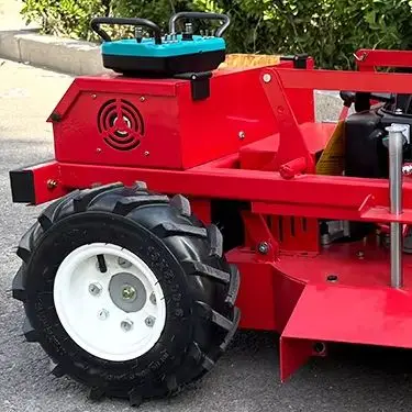 

Индивидуальный беспроводной робот-косилка с дистанционным управлением и четырехколесной компактной косилкой для плоских поверхностей, прямой завод с завода CE и EPA