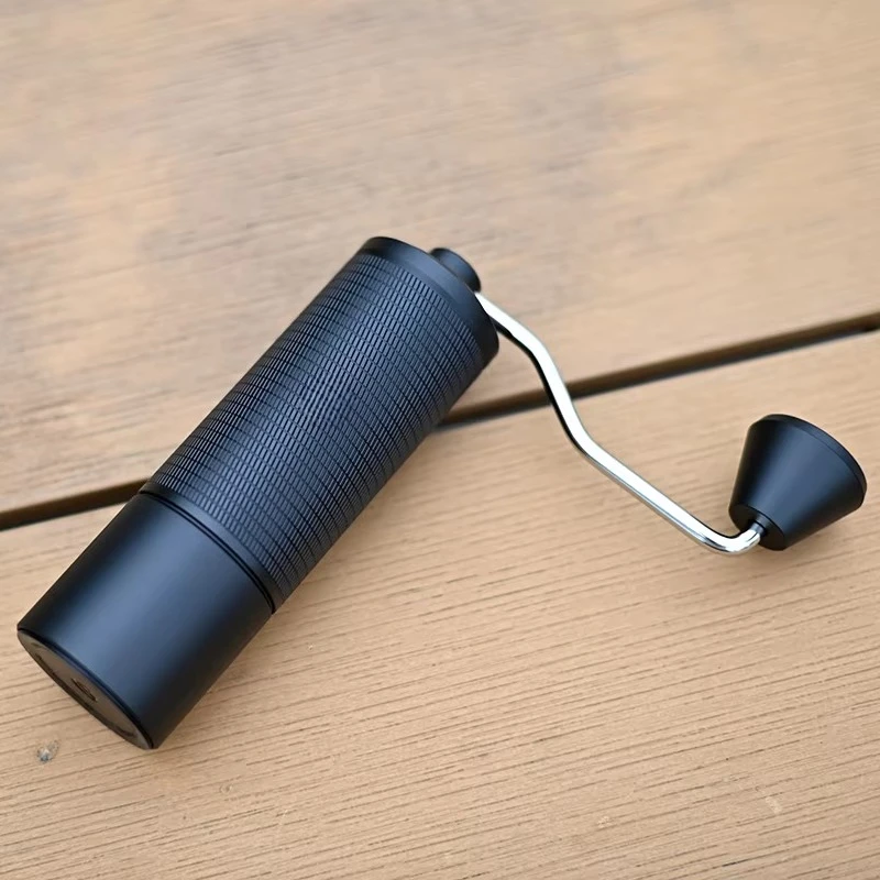 

Ручная кофемолка, ручная кофемолка для эспрессо, регулируемая заусенцы со стальным сердечником, щетка для чистки, портативная уличная