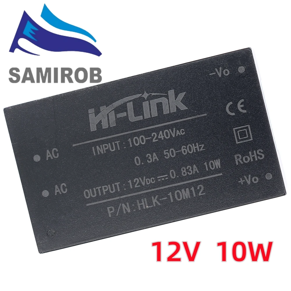 100% Original HLK-10M05 10W 3.3V 5V 9V 12V 24V 2A 1100mA HLK-10M12 HLK-10M24 HLK-10M09 AC DC Isolation Switch Power