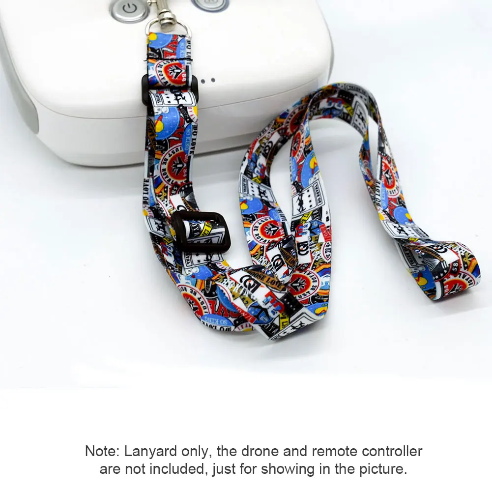 

Sling Universal Practical Hanging Printed Remote Control Lanyard Rope Portable With Buckle Nylon Neck Strap For DJI Inspire 1 2