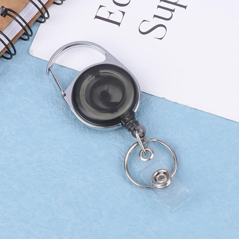 High Resilience Retractable Easy-pull Buckle Key Chain Anti Lost Easy To Pull Buckle Rope Keychain Sporty Key Ring