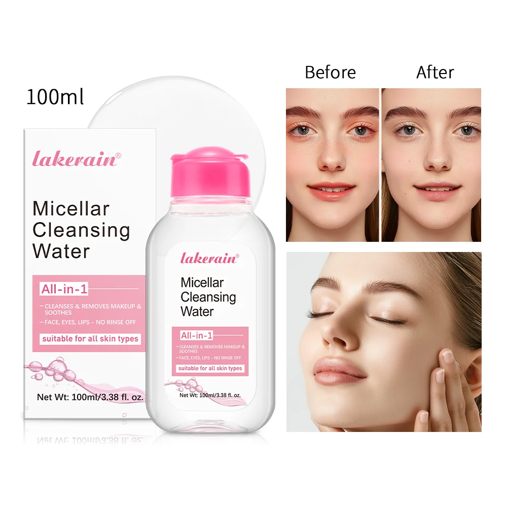 Cleansing Water Eyelash Glue Remover Make Up Remover Micellar Water to Clean Face Extensions Extension Reusable Make-up Cotton