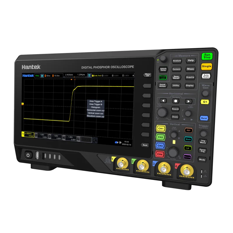 HRDO2104E Digital Oscilloscope Bandwidth 100MHz Oscilloscope